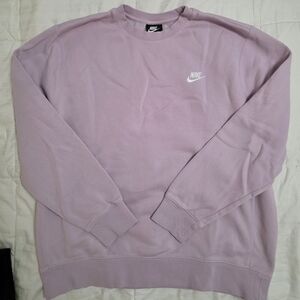 Nike Men's Lavender Crewneck Sweater